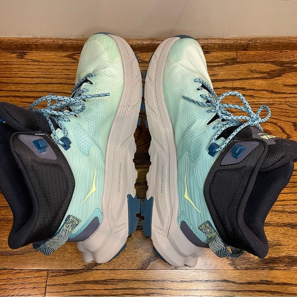 Hoka One One Women's Trail Running Athletic Shoes - Light Blue - Picture 4 of 7